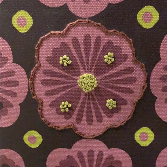 Like New! Petunia Pickle Bottom Purple Floral Bag